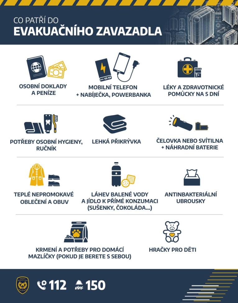evakuační zavazadlö